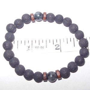 Set of 3 stretch bead bracelets